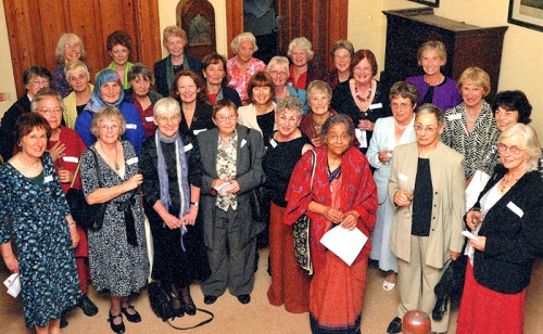 St Hilda's alumni get together, Devra next to me in gray