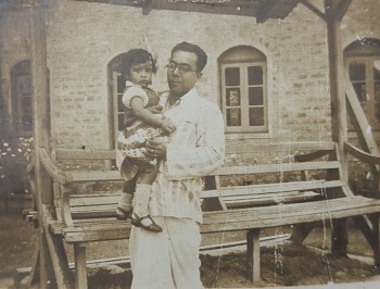 Me with my father in Darjeeling