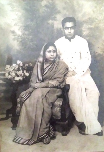 My parents after their marriage